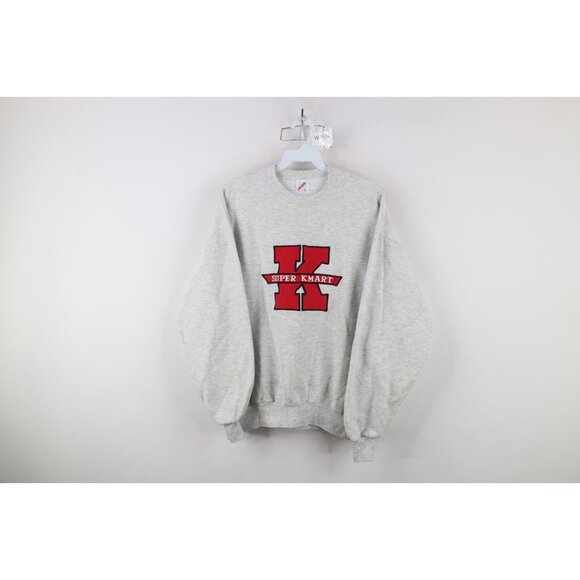 Vintage Other - Vintage 90s Streetwear Mens Large Spell Out Super K Mart Crewneck Sweatshirt USA